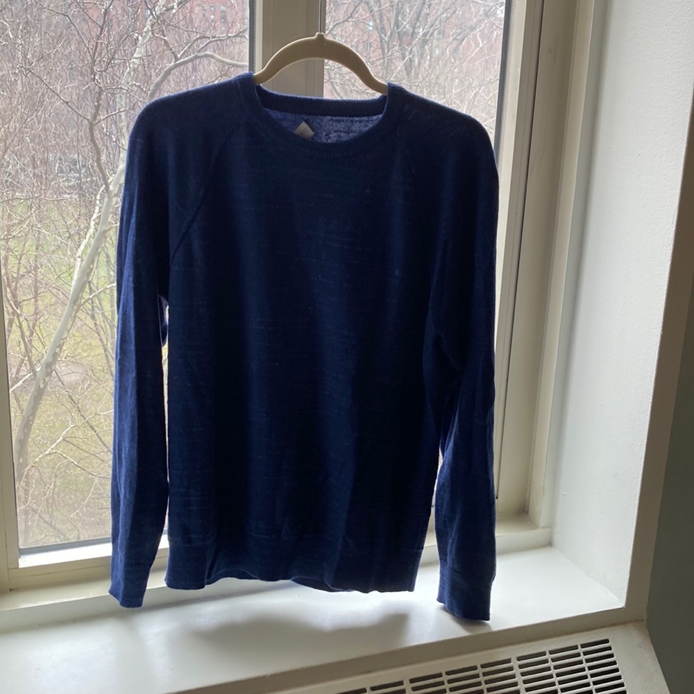 blue j crew sweater